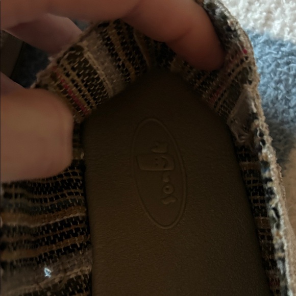 Sanuk Casual Tan Slip-On Shoes - Picture 4 of 6